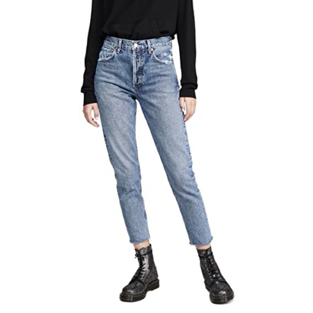 AGOLDE Jamie high-rise classic jeans in Livestream
